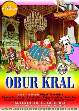 Obur Kral (Çocuk Oyunu) Etkinlik Afişi