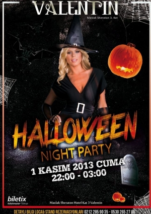 Halloween Night 2013 - Valentin Etkinlik Afişi