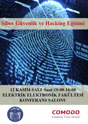 YTÜ EBİLTEK Siber Güvenlik ve Hacking Eğitimi Etkinlik Afişi