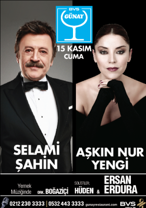 Selami Şahin & Aşkın Nur Yengi Konseri Etkinlik Afişi