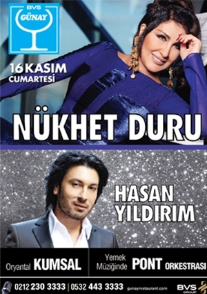 Nükhet Duru & Hasan Yıldırım Konseri Etkinlik Afişi