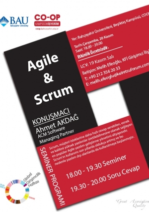 Keiretsu Forum İstanbul - 20 Kasım Agile & Scrum Eğitimi Etkinlik Afişi