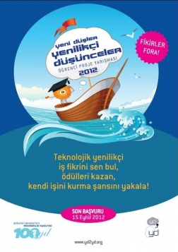 Yeni Düşler, Yenilikçi Düşünceler Öğrenci Proje Yarışması 2012 Etkinlik Afişi