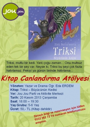 Kitap Canlandırma Atölyesi Etkinlik Afişi