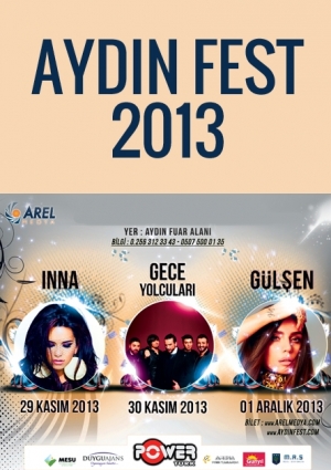 Aydın Fest 2013 Etkinlik Afişi