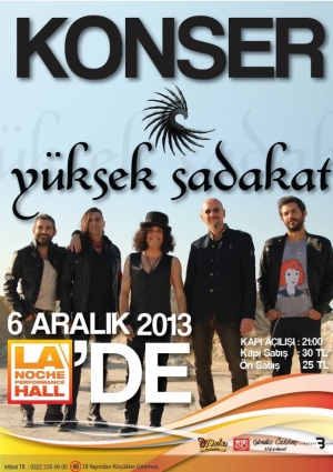 Yüksek Sadakat Adana Konseri Etkinlik Afişi