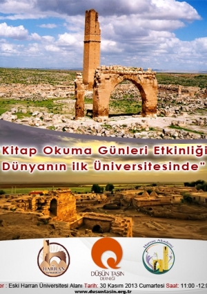 Kitap Okuma Günleri Harran'da Etkinlik Afişi