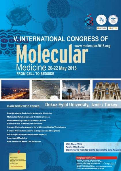 5 . Uluslararası Moleküler Tıp Kongresi / 5th International Congress of Molecular Medicine Etkinlik Afişi