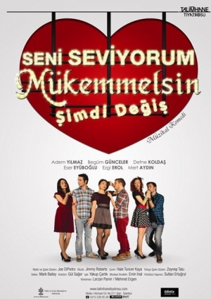 Seni Seviyorum Mükemmelsin Şimdi Değiş Etkinlik Afişi