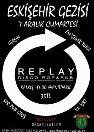 Eskişehir Replay Konseri Etkinlik Afişi