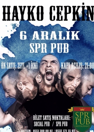 Hayko Cepkin Eskişehir Konseri Etkinlik Afişi