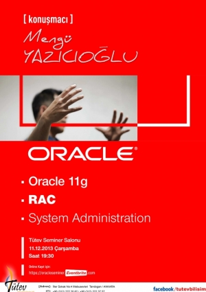 Oracle Seminer Etkinlik Afişi
