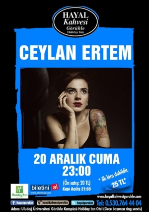 Ceylan Ertem Konseri Etkinlik Afişi