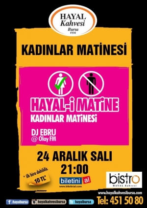 Kadınlar Matinesi Etkinlik Afişi