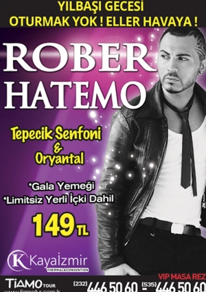 Rober Hatemo Yılbaşı Konseri Etkinlik Afişi