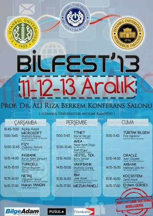 BİLFEST'13 Etkinlik Afişi