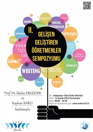 II. Gelişen Geliştiren Öğretmenler Sempozyumu Etkinlik Afişi