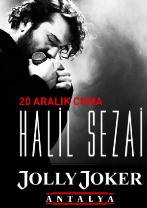 Halil Sezai Antalya Konseri Etkinlik Afişi