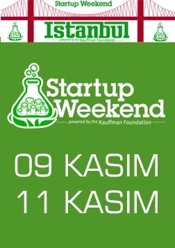 Startup Weekend İstanbul Etkinlik Afişi