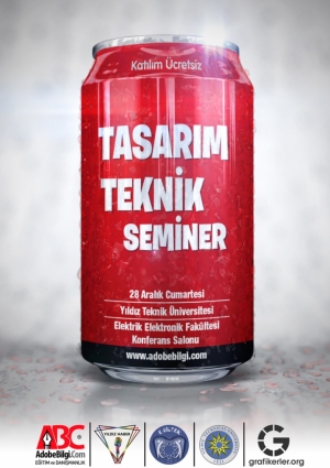 Tasarım ve Teknik Seminerleri Etkinlik Afişi