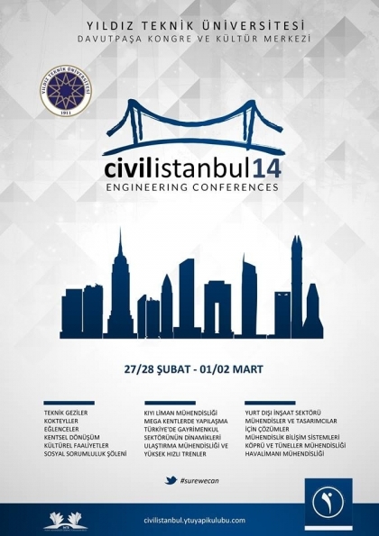 Uluslararası Civil Istanbul '14 Etkinlik Afişi