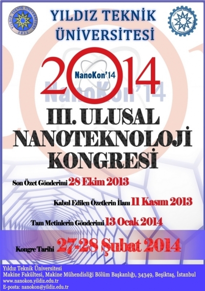 III. Ulusal Nanoteknoloji Kongresi Etkinlik Afişi