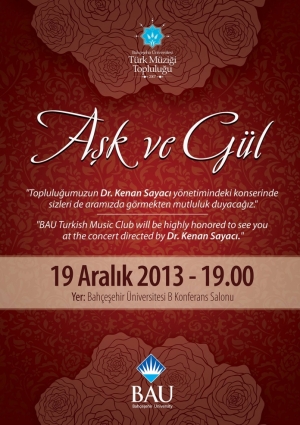 Aşk ve Gül Etkinlik Afişi