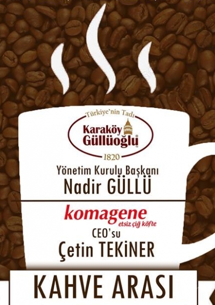 Nadir Güllü ve Komagene Ceo'su Çetin Tekdemir ile Kahve Arası Etkinlik Afişi