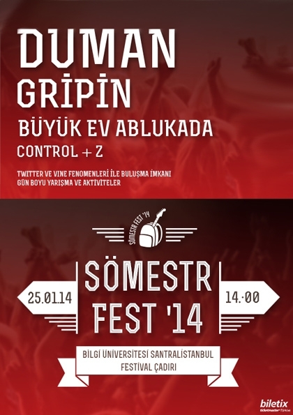 Sömestr Fest'14 Etkinlik Afişi