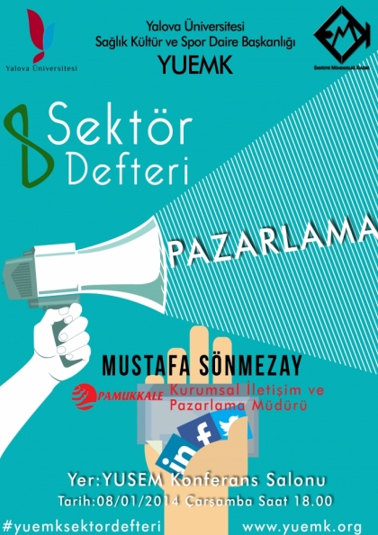 YÜEMK ile Sektör Defteri: Pazarlama Etkinlik Afişi