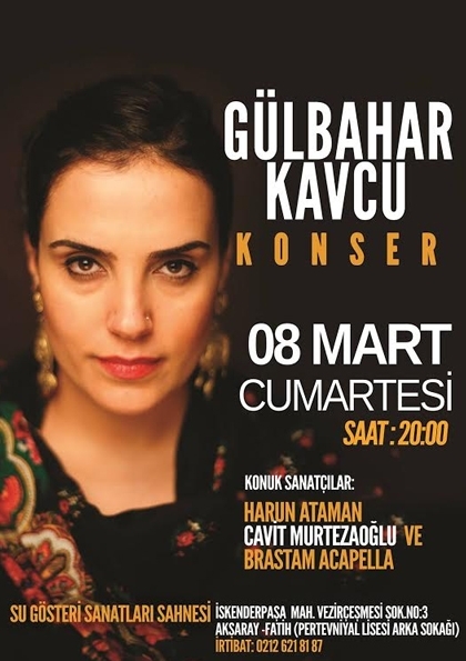 Gülbahar Kavcu Konser Etkinlik Afişi