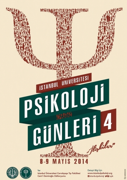 İstanbul Üniversitesi IV. Psikoloji Günleri Etkinlik Afişi