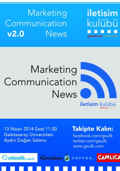 Marketing Communication News v2.0 Etkinlik Afişi