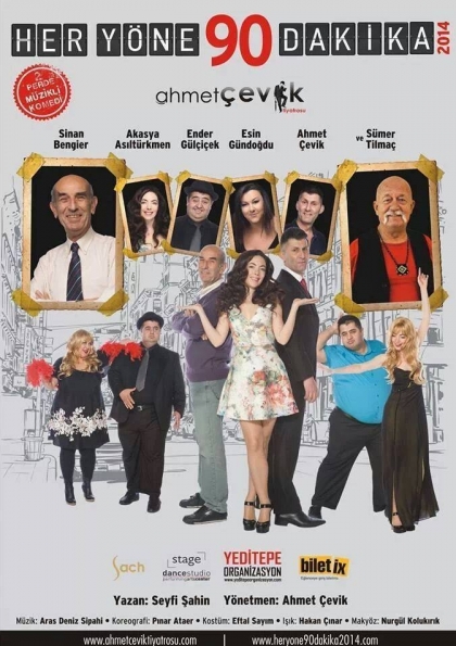 Her Yöne 90 Dakika 2014 Adana'da Etkinlik Afişi