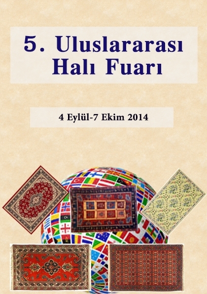 5. Uluslararası Halı Fuarı Etkinlik Afişi