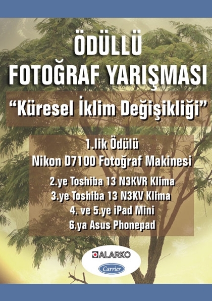 Küresel İklim Değişikliği Fotoğraf Yarışması Etkinlik Afişi