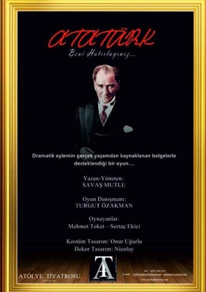 Atatürk - Beni Hatırlayınız Etkinlik Afişi