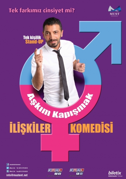 Aşkım Kapışmak - İlişkiler Komedisi Stand-Up Gösterisi Etkinlik Afişi