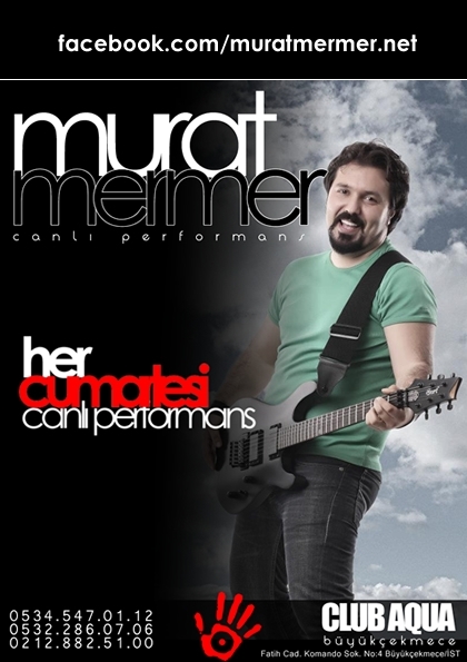 Murat Mermer Konseri Etkinlik Afişi