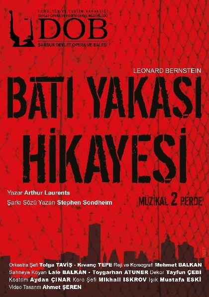 Batı Yakası Hikayesi Etkinlik Afişi