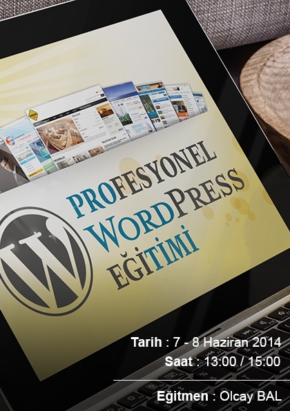 Profesyonel Wordpress Eğitimi Etkinlik Afişi