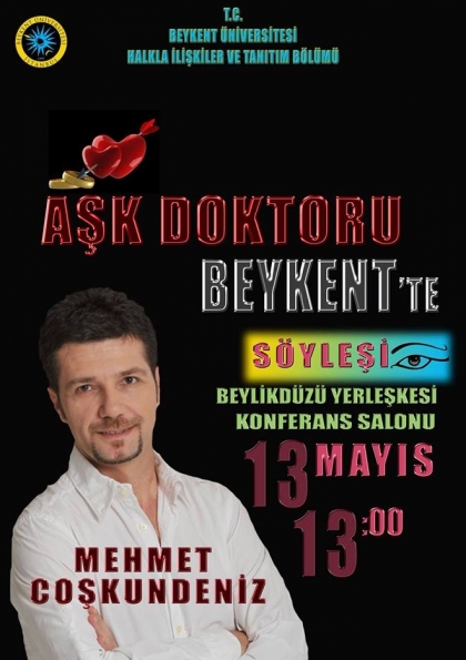 Aşk Doktoru Mehmet Coşkundeniz ile Aşk Dair Söyleşi Etkinlik Afişi