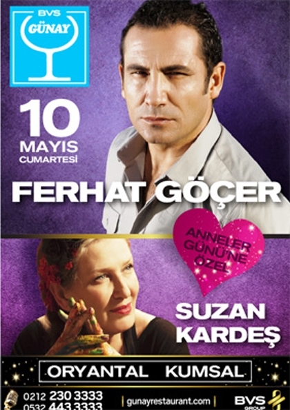 Ferhat Göçer & Suzan Kardeş Etkinlik Afişi