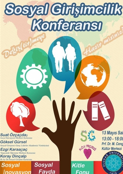 K.Ö.Y Projesi Sosyal Girişimcilik Konferansı Etkinlik Afişi