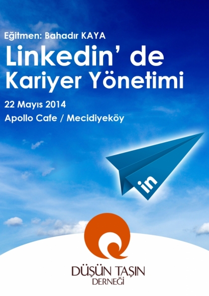 Linkedin'de Kariyer Yönetimi Etkinlik Afişi