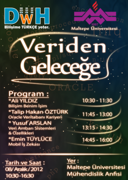 Veriden Geleceğe Etkinlik Afişi