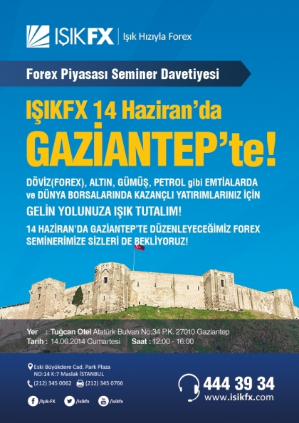 IşıkFX Ücretsiz Forex Semineri Etkinlik Afişi