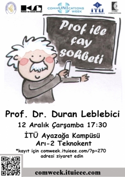 Prof. Duran Leblebici ile Çay Sohbeti Etkinlik Afişi
