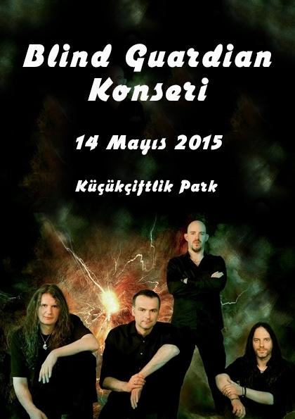 Blind Guardian İstanbul Konseri Etkinlik Afişi