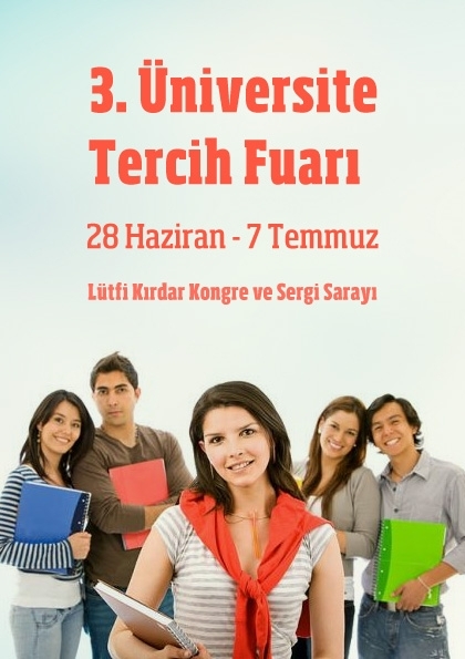 3. Üniversite Tercih Fuarı Etkinlik Afişi